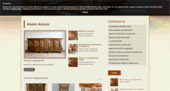 Desktop Screenshot of mobili-antichi.org